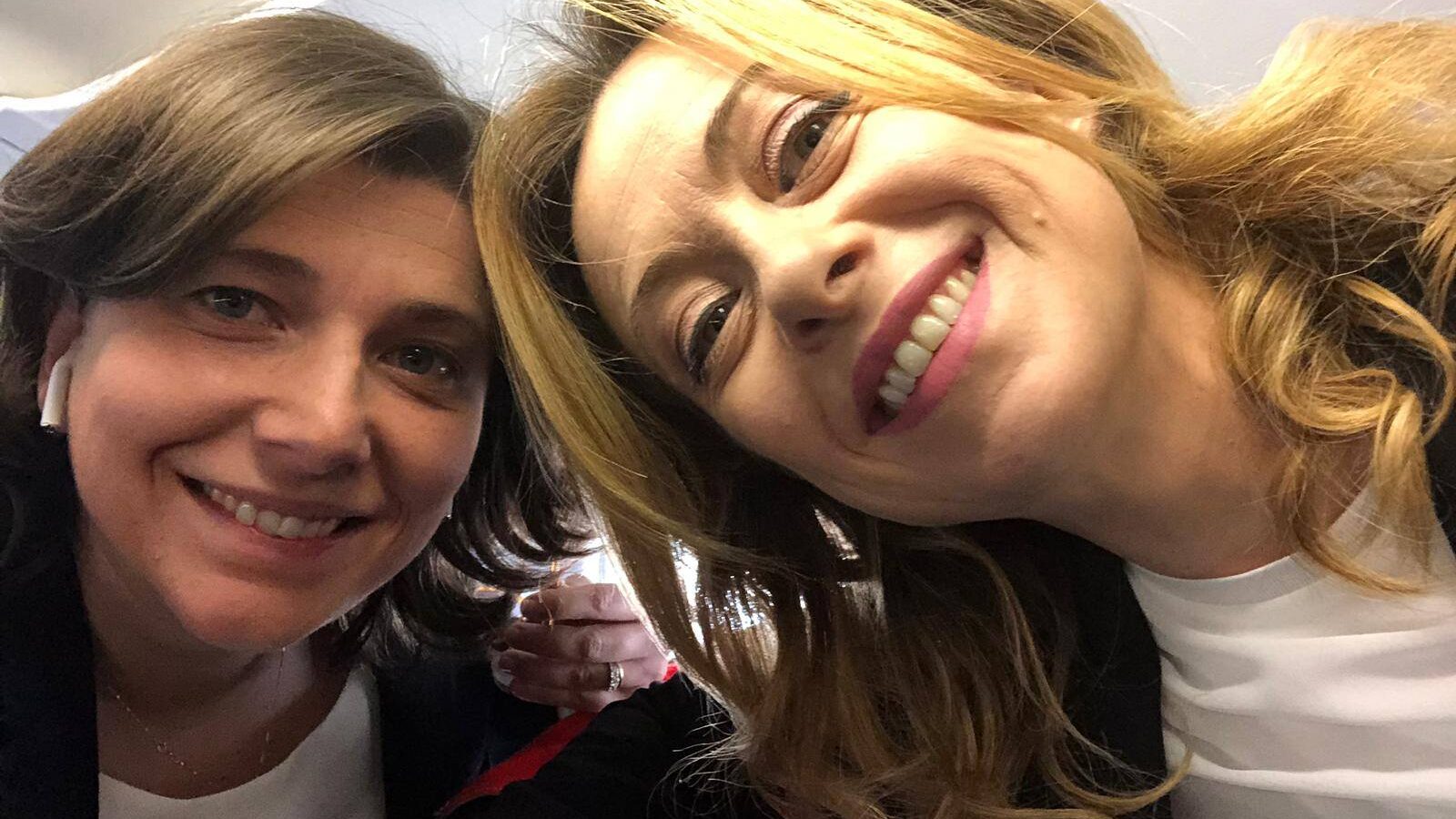Carolina Varchi e Giorgia Meloni
