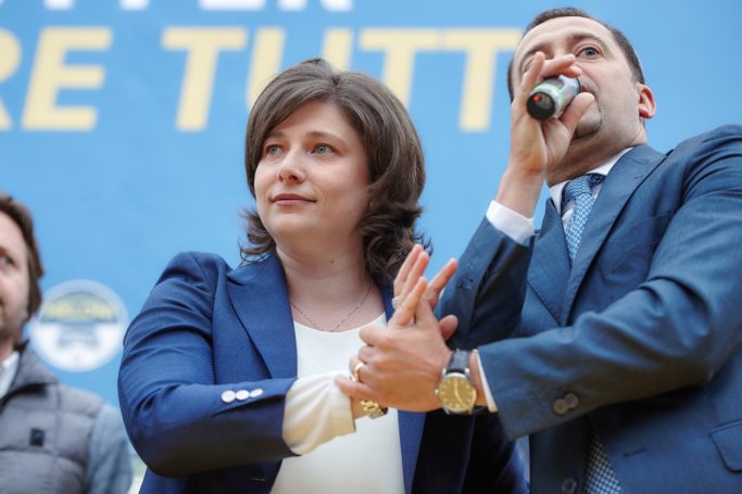 Comizio Giorgia Meloni Palermo 1