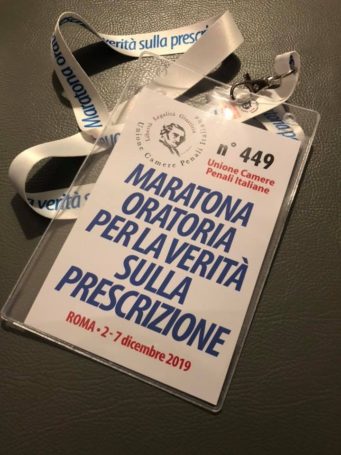 Maratona per la prescrizione 06.12 1