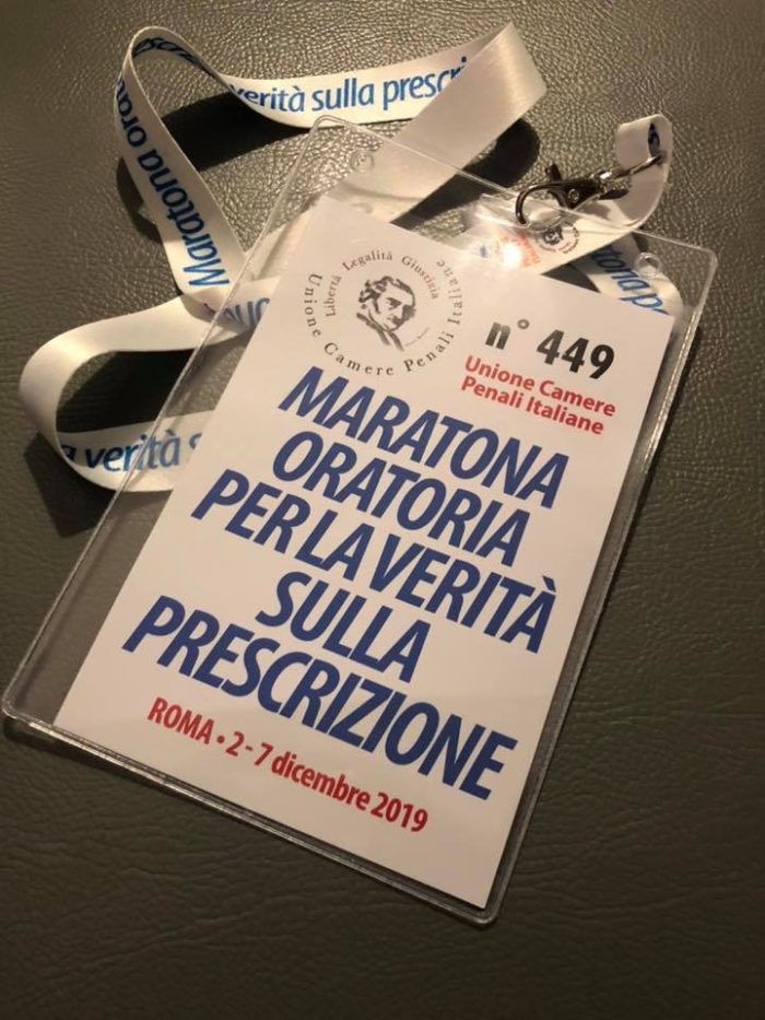 Maratona per la prescrizione 06.12 1