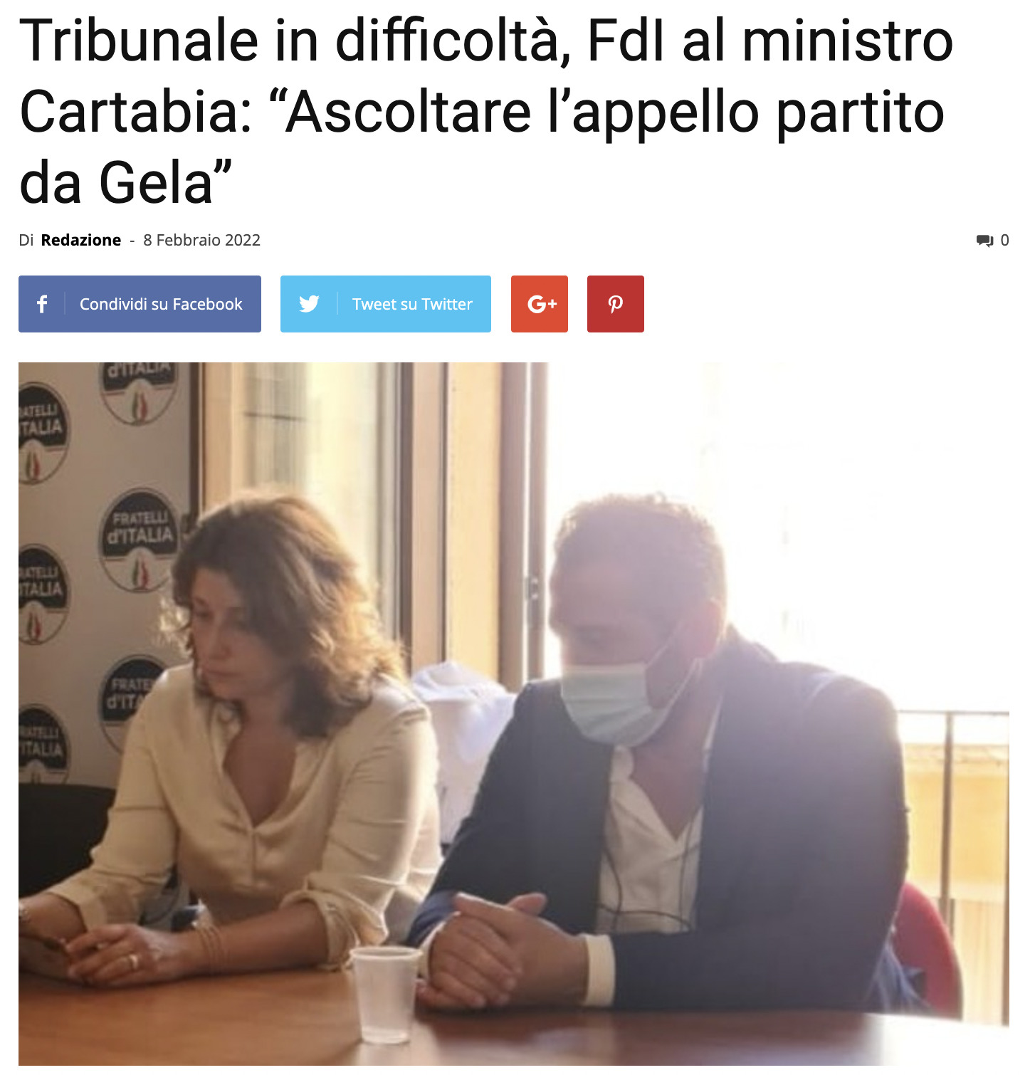 On. Carolina Varchi_Fratelli d'Italia Gela