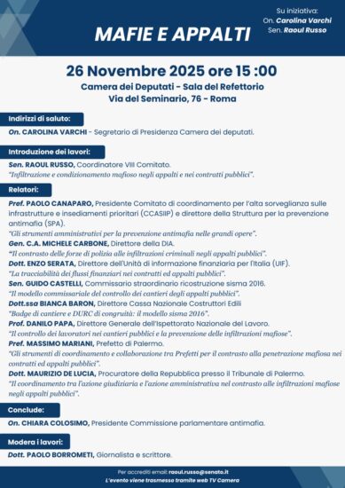 mafia e appalti
