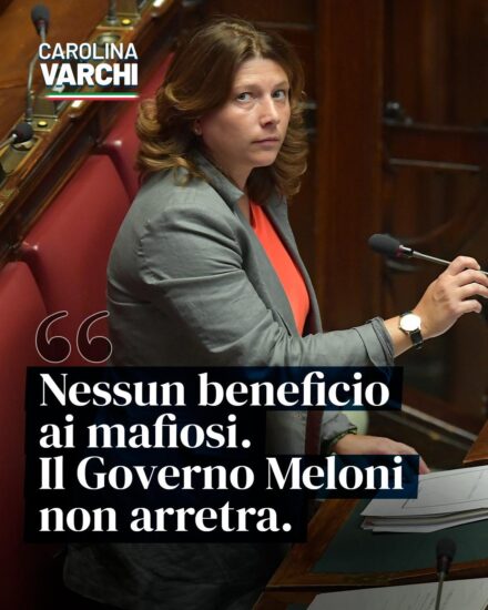 nessun beneficio ai mafiosi